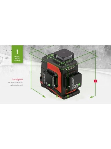 Lazerinis nivelyras BMI multiLASER 3D G Lazerinis nivelyras BMI multiLASER 3D G