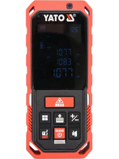 Lazeris atstumui matuoti 0,2-40 m, +/-2mm Yato