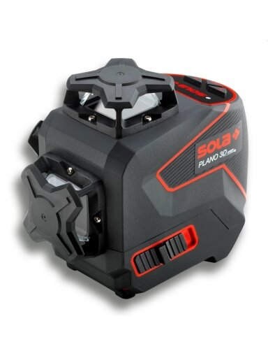 Lazeris linijinis PLANO 3D green (žalias spindulys) 360° SOLA