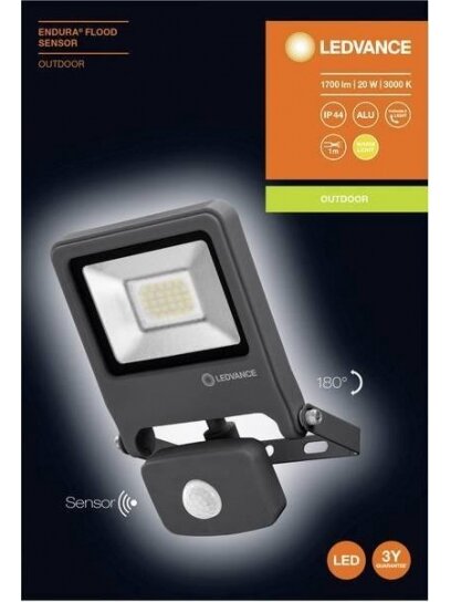 Lauko Prožektorius Endura LED 20W/830, 1500 lm, IP44 2