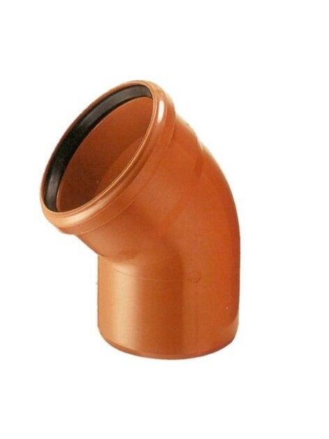 Lauko kanalizacijos alkūnė Magnaplast, Ø 200 mm, 45°
