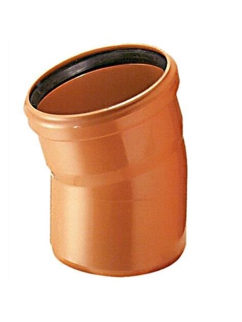 Lauko kanalizacijos alkūnė Wavin, Ø 160 mm, 15° Lauko kanalizacijos alkūnė Wavin, Ø 160 mm, 15°