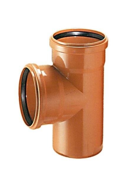 Lauko kanalizacijos trišakis Wavin, Ø 160 / 160 mm, 87° Lauko kanalizacijos trišakis Wavin, Ø 160 / 160 mm, 87°