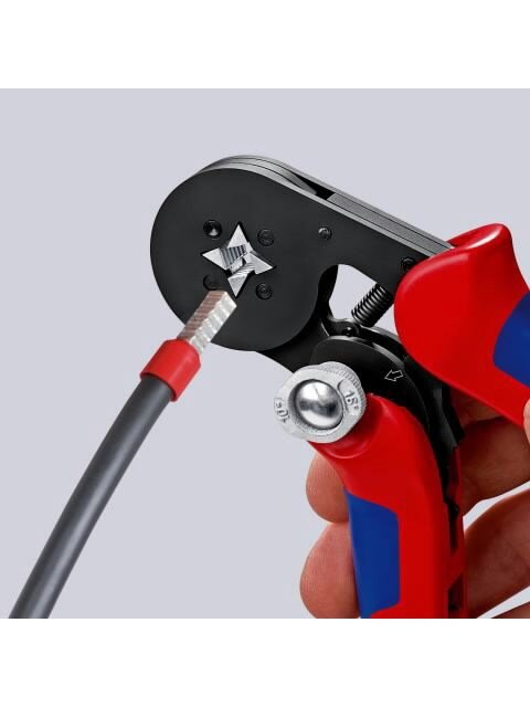 Laidų antgalių užspaudimo replės 0.08-10+16 mm², Knipex 2 Laidų antgalių užspaudimo replės 0.08-10+16 mm², Knipex 2