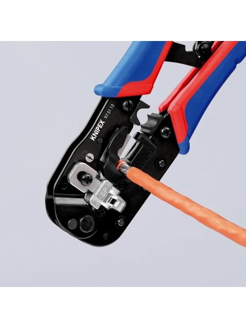 Laidų antgalių užspaudimo replės RJ45 kištukams, Knipex 3 Laidų antgalių užspaudimo replės RJ45 kištukams, Knipex 3