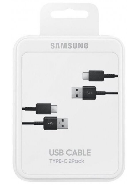 Laidas SAMSUNG USB Type A M, USB Type C M, juodas 2