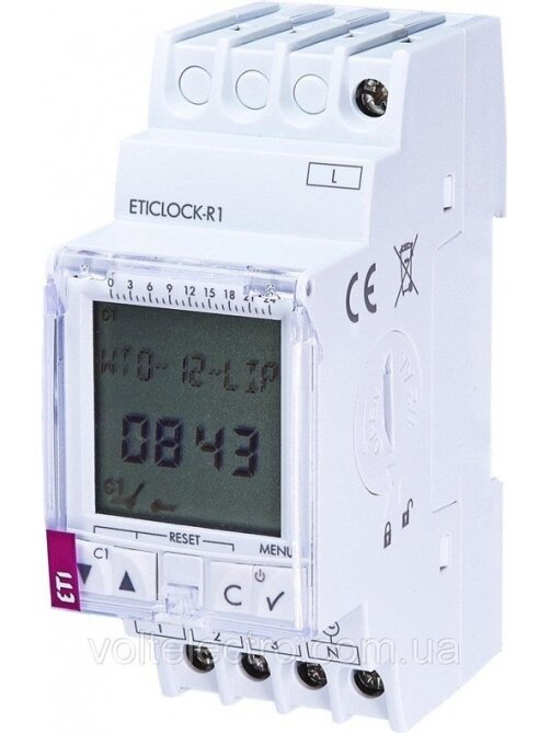 Laikmatis Eti Clock-R1, 16A Laikmatis Eti Clock-R1, 16A