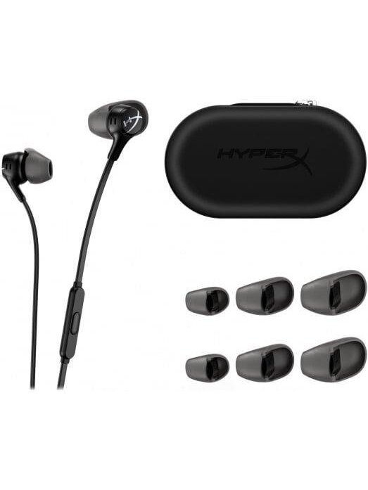 Laidinės žaidimų ausinės HyperX Cloud Earbuds II, juoda 2 Laidinės žaidimų ausinės HyperX Cloud Earbuds II, juoda 2