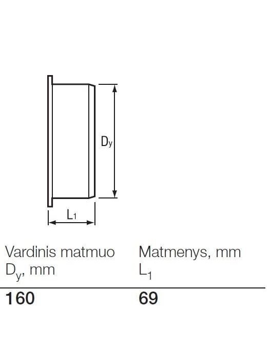 Lauko kanalizacijos aklė Wavin, Ø 160 mm 1