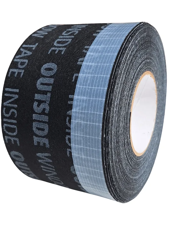 Langų išorinė sandarinimo juosta, pilno lipnumo, 100mm x 25m 1 Langų išorinė sandarinimo juosta, pilno lipnumo, 100mm x 25m 1