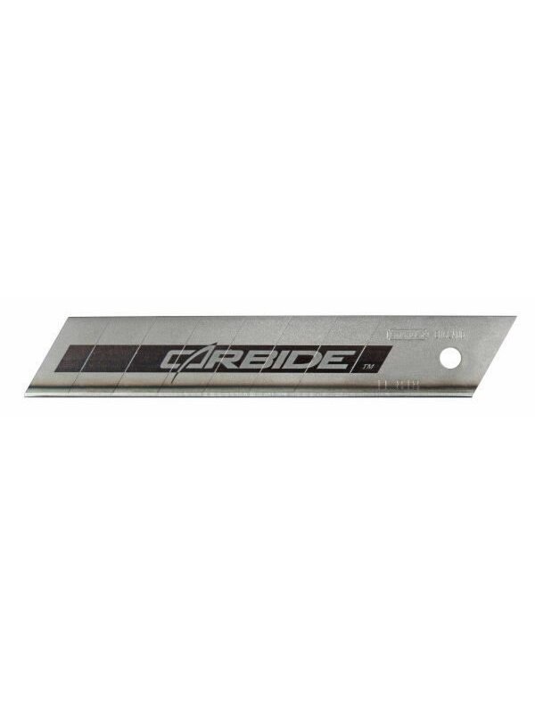 Laužomos geležtės CARBIDE 18mm 50vnt, Stanley Laužomos geležtės CARBIDE 18mm 50vnt, Stanley