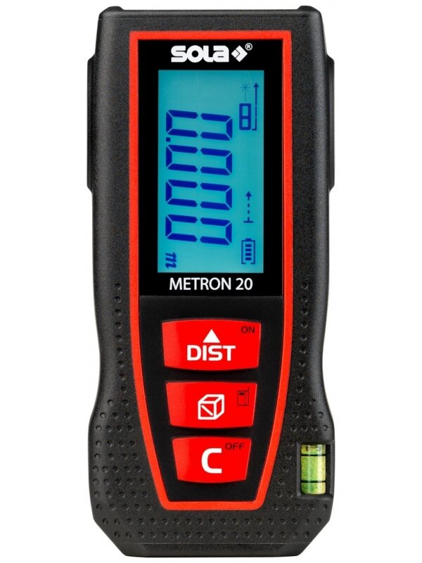 Lazeris atstumui matuoti Metron 20, ±2.0 mm, 0.05-20 m Sola Lazeris atstumui matuoti Metron 20, ±2.0 mm, 0.05-20 m Sola