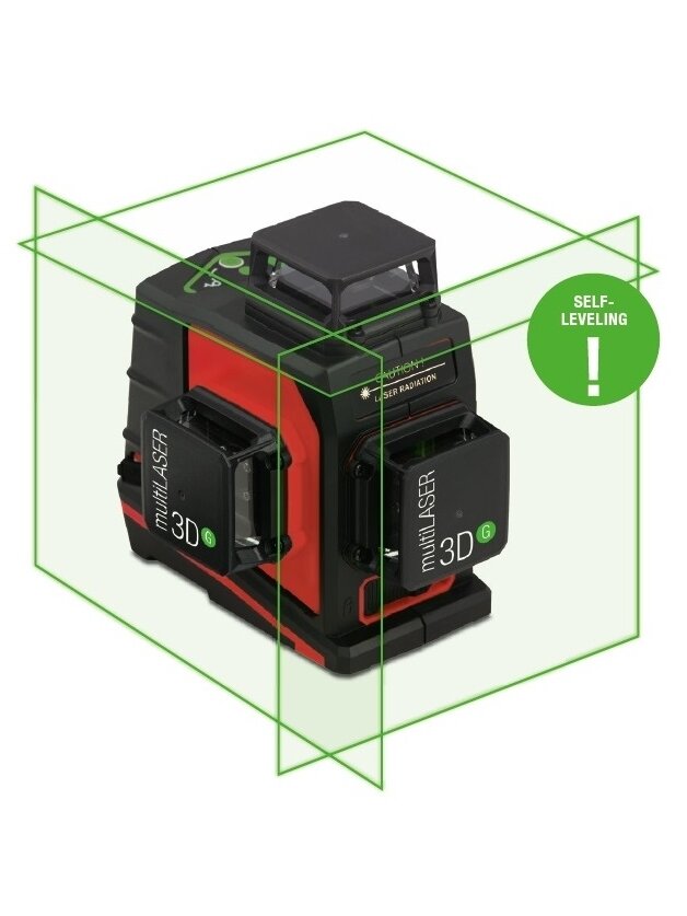 Lazerinis nivelyras BMI multiLASER 3D G Lazerinis nivelyras BMI multiLASER 3D G
