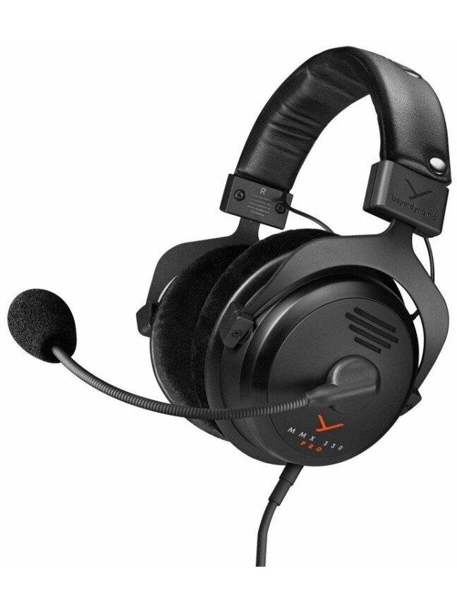 Laid. žaid. ausinės Beyerdynamic MMX 330 Pro, juodos