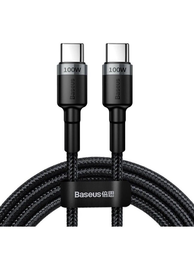Laidas BASEUS USB Type C M, USB Type C M, 2m, juodas Laidas BASEUS USB Type C M, USB Type C M, 2m, juodas