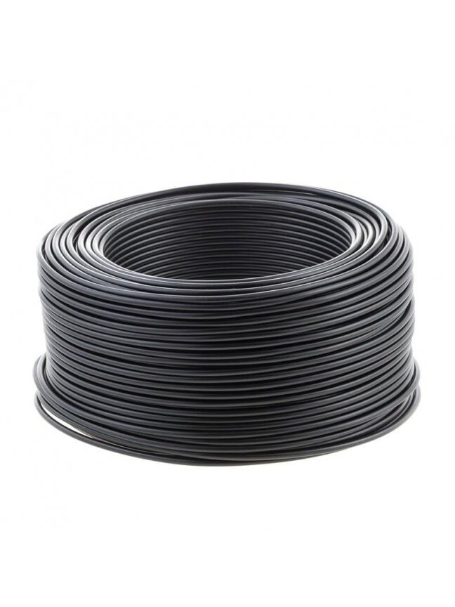 Laidas PV-1/H07V-U, 1 x 2,5 mm², juodas, 100m 1