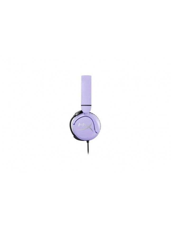 Laidinės žaidimų ausinės HyperX Cloud mini, violetinės 1 Laidinės žaidimų ausinės HyperX Cloud mini, violetinės 1