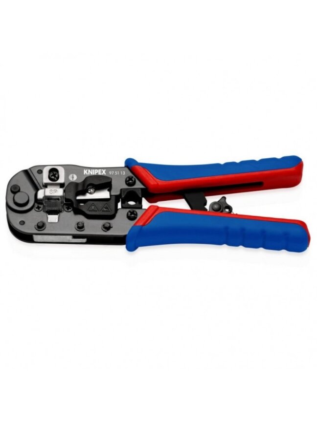 Laidų antgalių užspaudimo replės  RJ45 kištukams, Knipex
