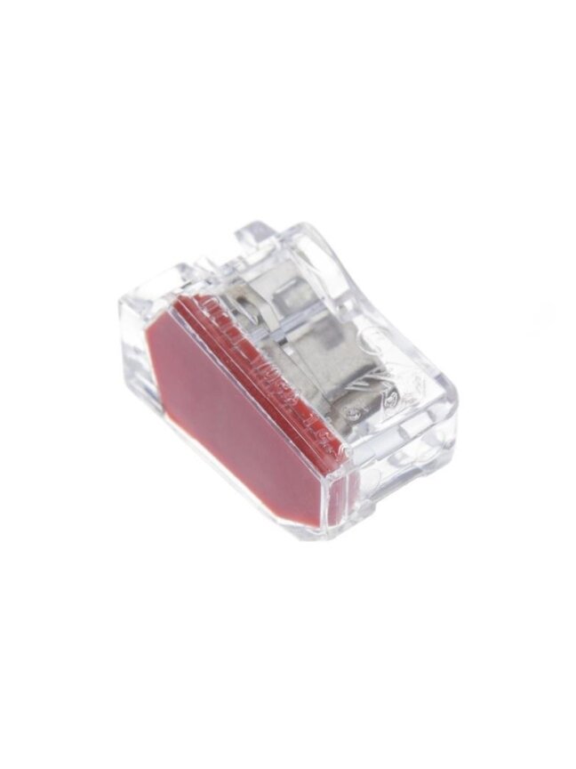 Laidų jungė Pawbol E.4180K-5, 2 x 2.5 mm², raudona, 5 vnt. Laidų jungė Pawbol E.4180K-5, 2 x 2.5 mm², raudona, 5 vnt.