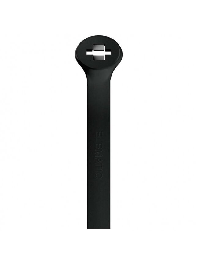 Laidų tvirtinimo dirželiai 2-LOCK, 4.5x200mm,juodi, 100vnt 1