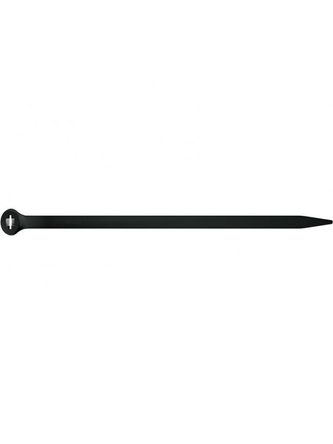 Laidų tvirtinimo dirželiai 2-LOCK, 4.5x200mm,juodi, 100vnt 2