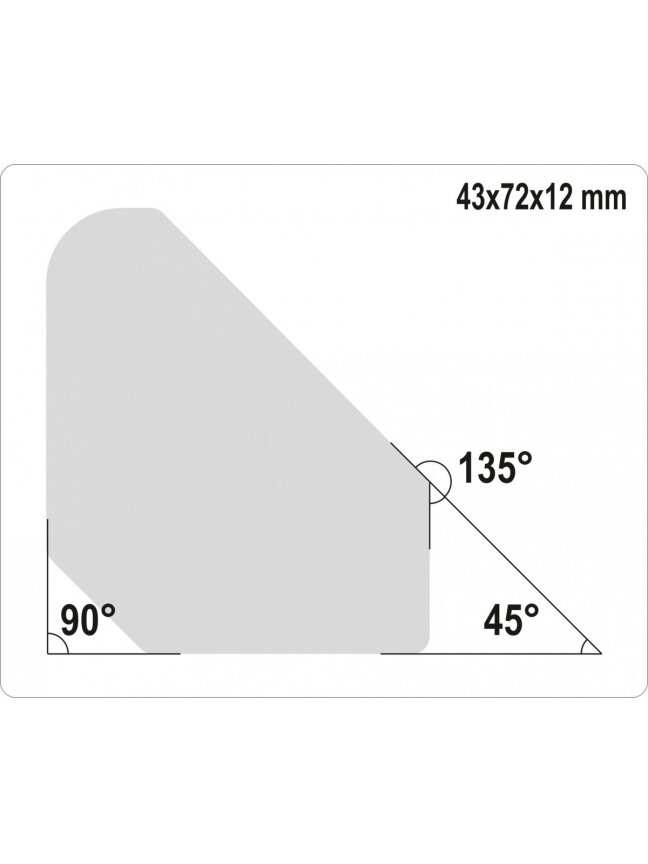Laikikliai magnetiniai 45° - 90° - 135°, 43x72x12mm, 4 vnt Yato 3