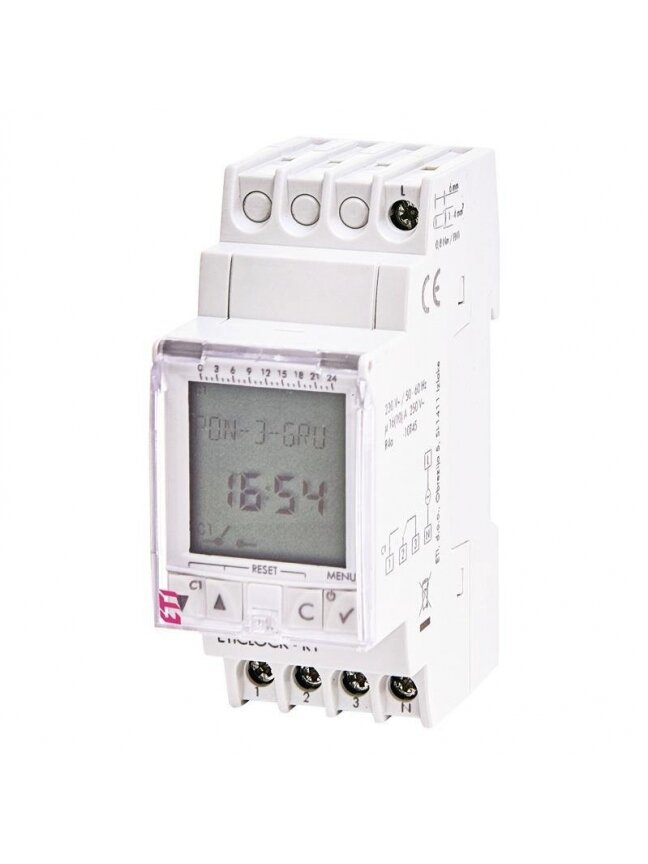 Laikmatis Eti Clock-R1, 16A 1 Laikmatis Eti Clock-R1, 16A 1