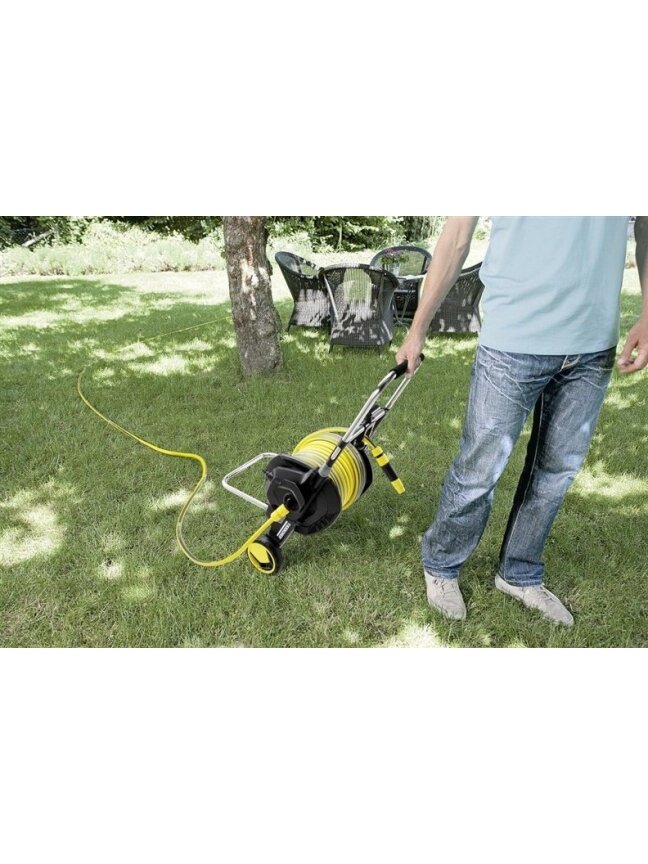 Laistymo vežimėlis su 30 m žarna KARCHER HT 4.530 2