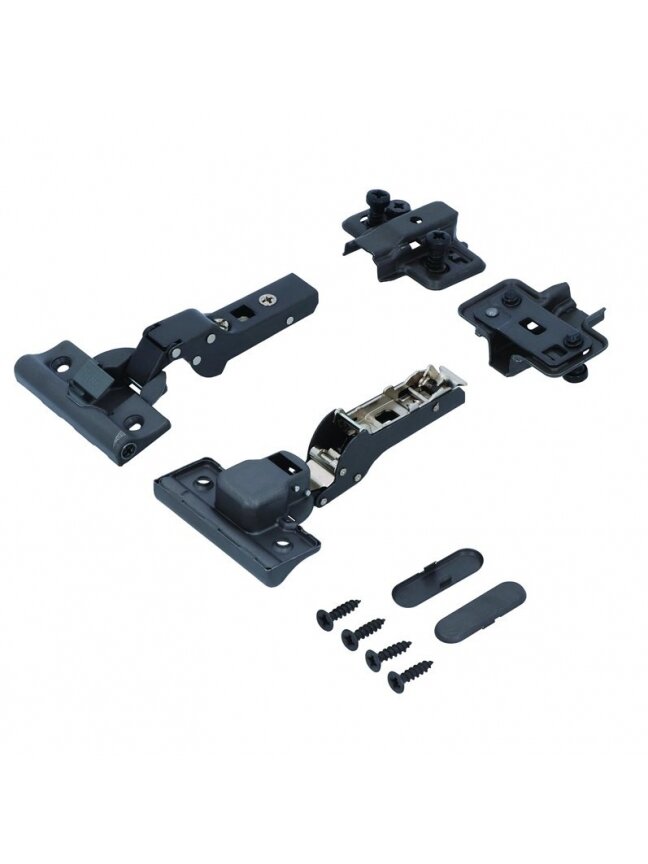 Lankstas baldams Suki, 3.5 cm, 110 °, juoda, 2 vnt.