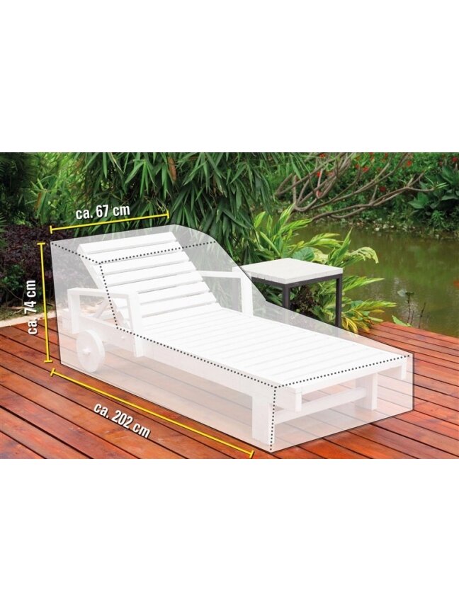 Lauko baldų uždangalas Kinzo 871125216782 žalia 202x67cm 2