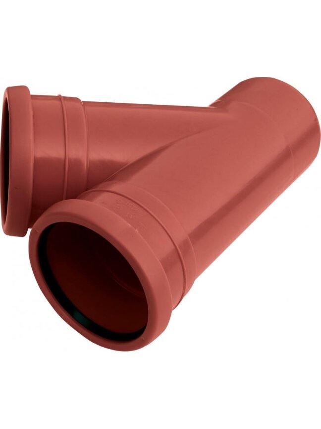 Lauko kanaliz. PVC trišakis 160x160/45° Lauko kanaliz. PVC trišakis 160x160/45°