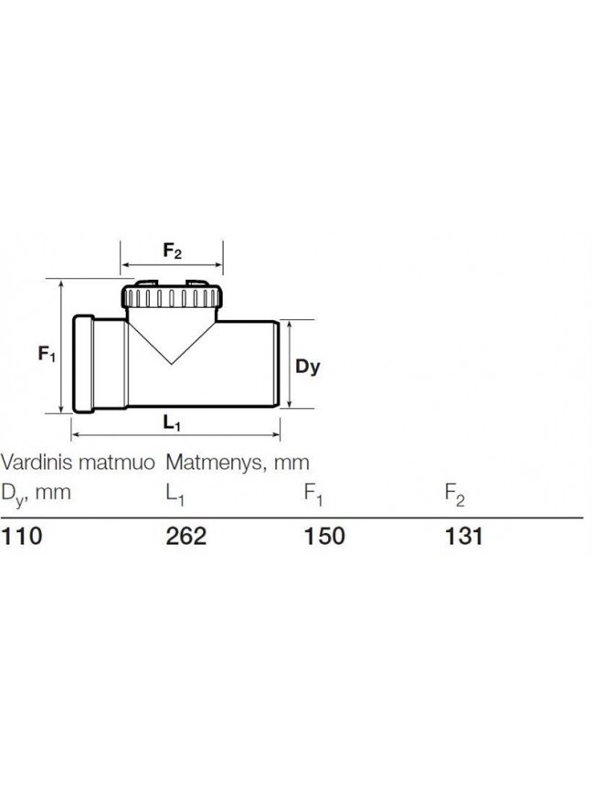Lauko kanalizacijos pravala Wavin, Ø 110 mm 1 Lauko kanalizacijos pravala Wavin, Ø 110 mm 1