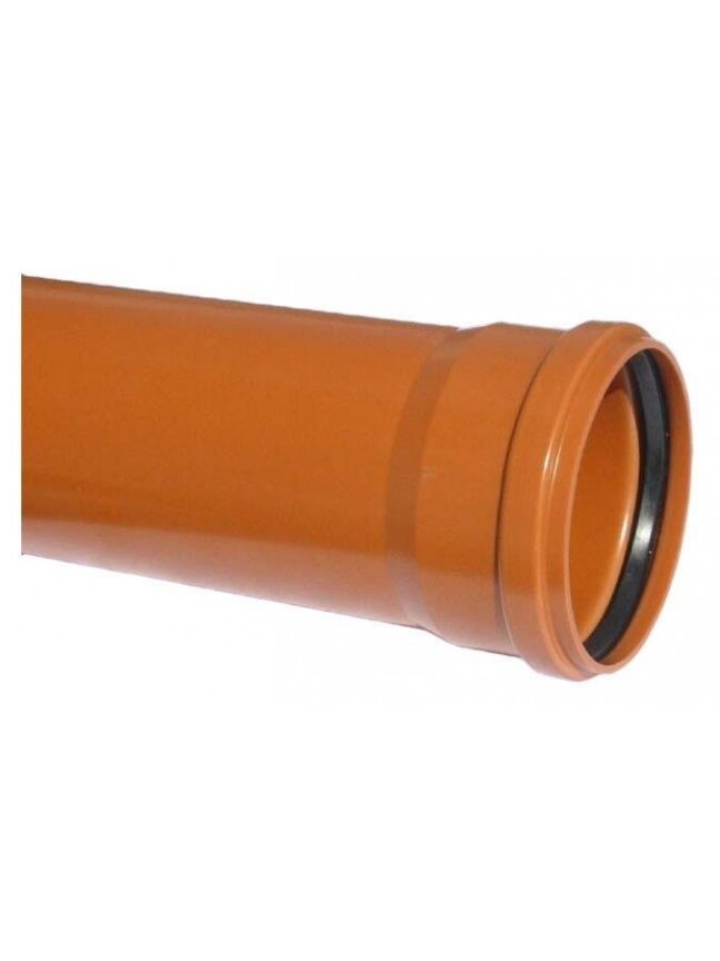 Lauko kanalizacijos vamzdis Magnaplast, Ø 160 mm, SN4, 1 m Lauko kanalizacijos vamzdis Magnaplast, Ø 160 mm, SN4, 1 m