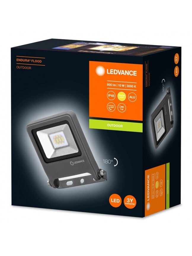 Lauko prožektorius LEDVANCE 1X10W LED IP65 1 Lauko prožektorius LEDVANCE 1X10W LED IP65 1