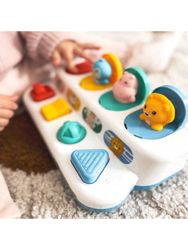 Lavinantis žaislas WOOPIE BABY Iššokantys gyvūnai POP-UP 2