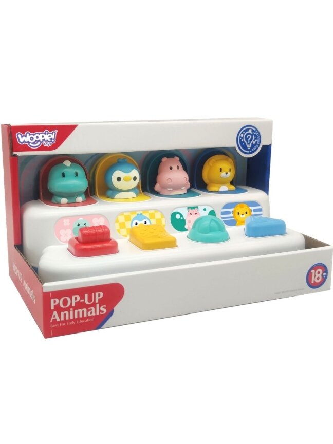Lavinantis žaislas WOOPIE BABY Iššokantys gyvūnai POP-UP 8 Lavinantis žaislas WOOPIE BABY Iššokantys gyvūnai POP-UP 8