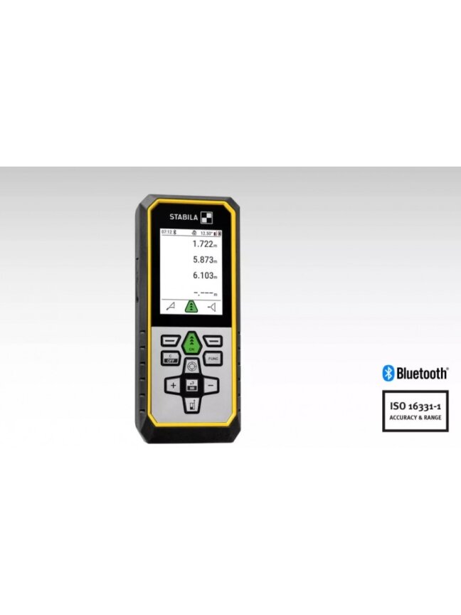 Lazerinis atstumo matuoklis LD 530 BT 0.05 m-200 m, Stabila 1 Lazerinis atstumo matuoklis LD 530 BT 0.05 m-200 m, Stabila 1