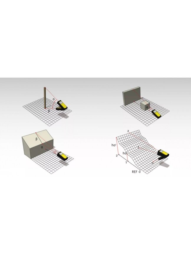 Lazerinis atstumo matuoklis LD 530 BT  0.05 m-200 m, Stabila 4