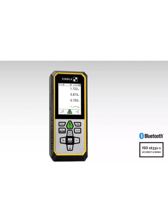Lazerinis atstumo matuoklis LD 530 BT 0.05 m-200 m, Stabila Lazerinis atstumo matuoklis LD 530 BT 0.05 m-200 m, Stabila