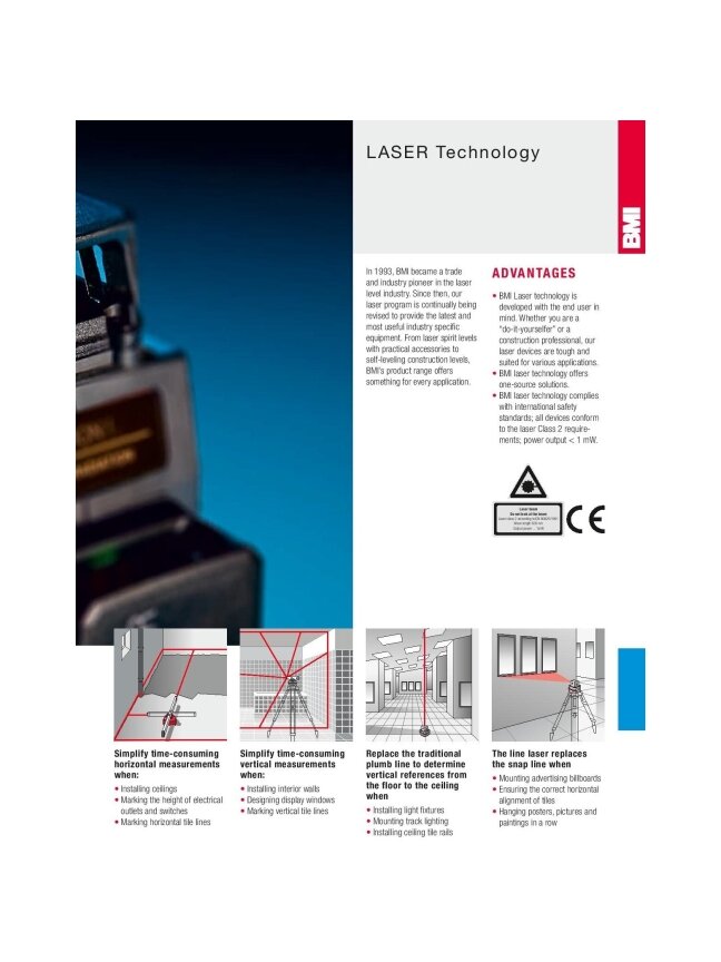 Lazerinis nivelyras BMI multiLASER 3D G 7