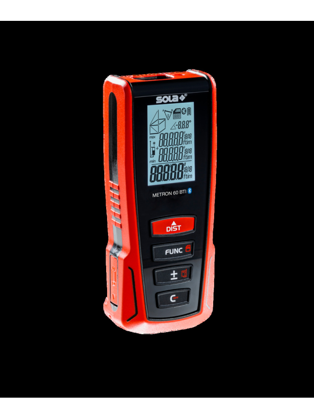 Lazeris atstumui matuoti METRON 60 m ±1,5 mm su Bluetooth ir posvyrio jutikliu SOLA (Metron60BTI) 4 Lazeris atstumui matuoti METRON 60 m ±1,5 mm su Bluetooth ir posvyrio jutikliu SOLA (Metron60BTI) 4