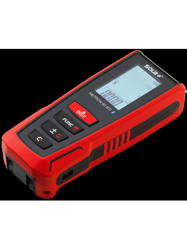 Lazeris atstumui matuoti METRON 60 m ±1,5 mm su Bluetooth ir posvyrio jutikliu SOLA (Metron60BTI) 5 Lazeris atstumui matuoti METRON 60 m ±1,5 mm su Bluetooth ir posvyrio jutikliu SOLA (Metron60BTI) 5