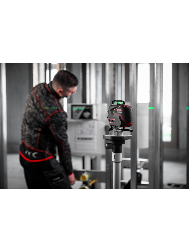 Lazeris linijinis PLANO 4D green (žalias spindulys) 360° SOLA 10