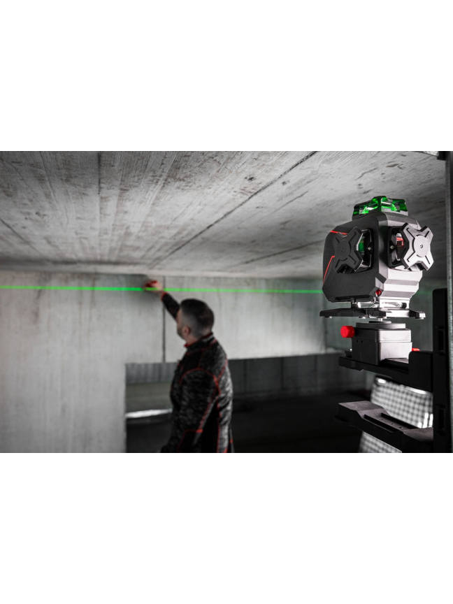 Lazeris linijinis PLANO 4D green (žalias spindulys) 360° SOLA 11
