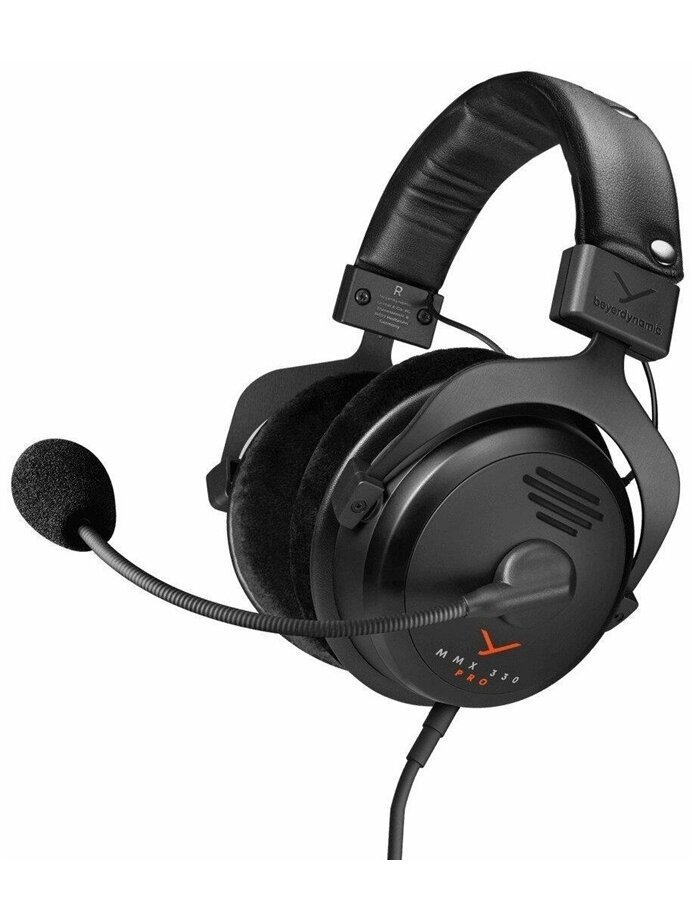 Laid. žaid. ausinės Beyerdynamic MMX 330 Pro, juodos Laid. žaid. ausinės Beyerdynamic MMX 330 Pro, juodos