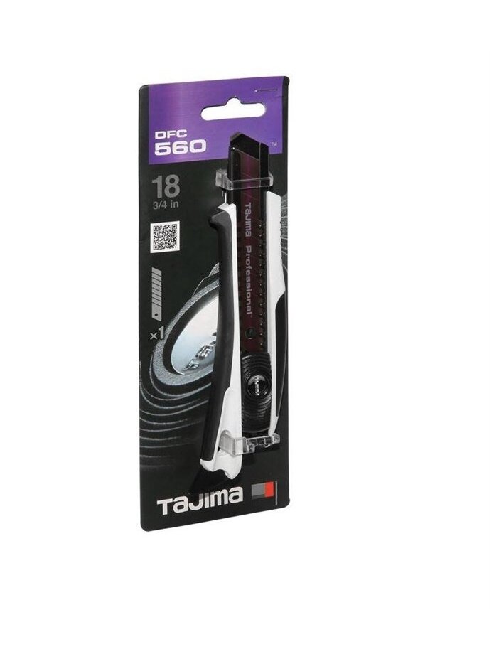Laužomųjų ašmenų peilis TAJIMA DFC560W, 18mm 1 Laužomųjų ašmenų peilis TAJIMA DFC560W, 18mm 1