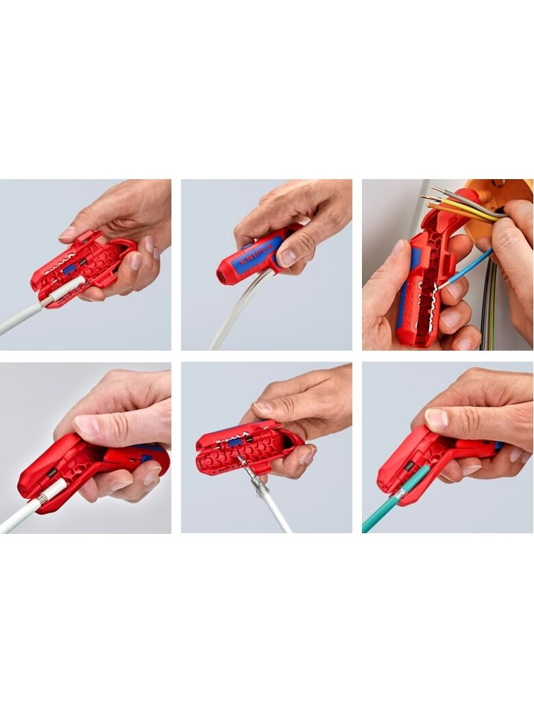 Laidų nuizoliavimo įrankis ErgoStrip 0,2-4mm2, Knipex 2