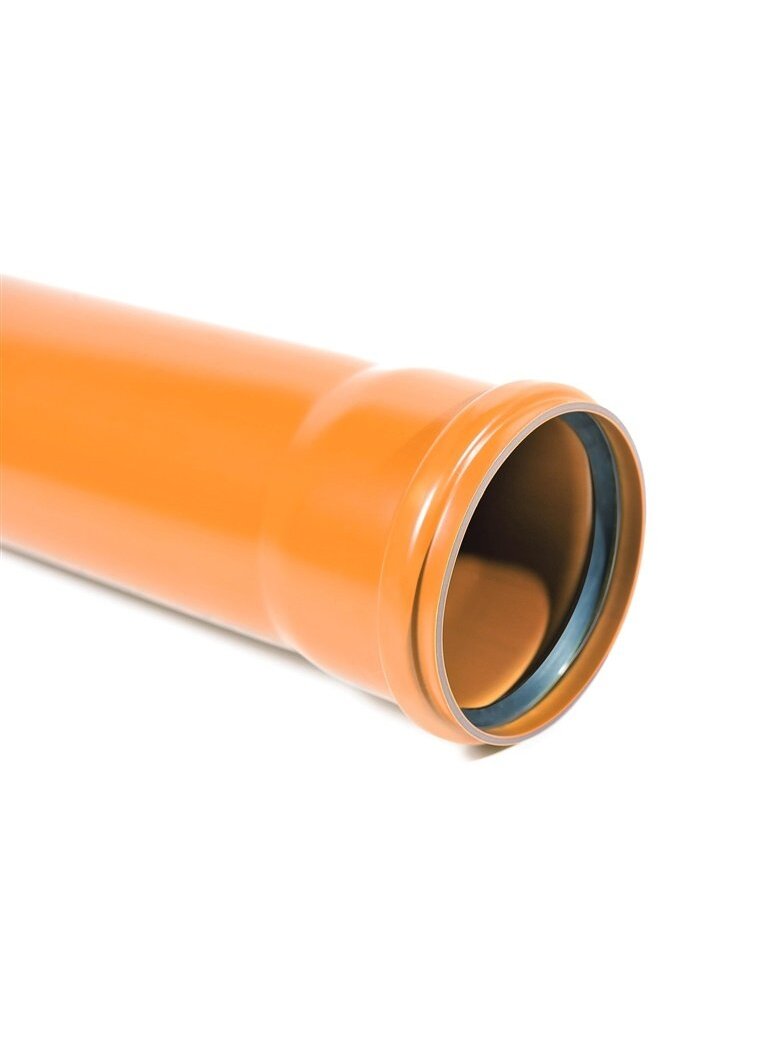 Lauko kanalizacijos vamzdis Wavin, Ø 160 mm, SN4, 2 m Lauko kanalizacijos vamzdis Wavin, Ø 160 mm, SN4, 2 m