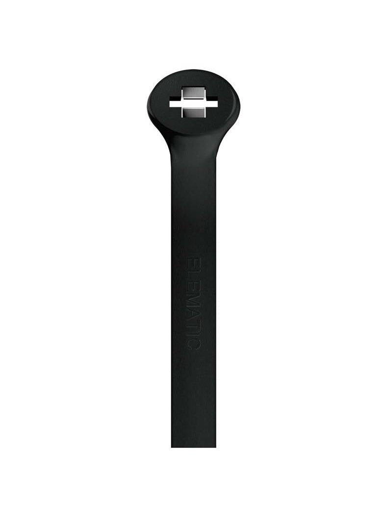 Laidų tvirtinimo dirželiai 2-LOCK, 4.5x200mm,juodi, 100vnt 1 Laidų tvirtinimo dirželiai 2-LOCK, 4.5x200mm,juodi, 100vnt 1
