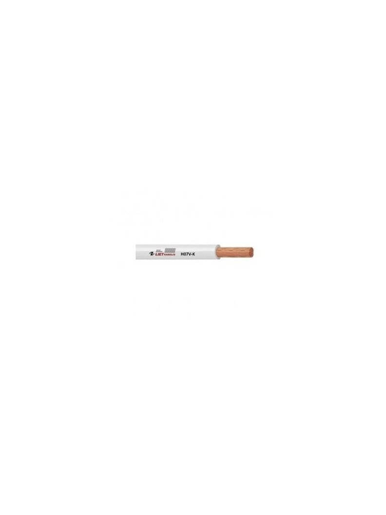 Laidas PV-3/H07V-K, 1 x 1,5 mm², baltas, 100m